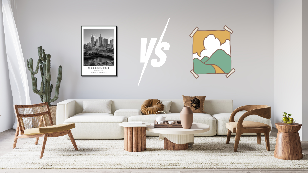 Affiche et poster : quelles sont les vraies différences pour votre décoration ?