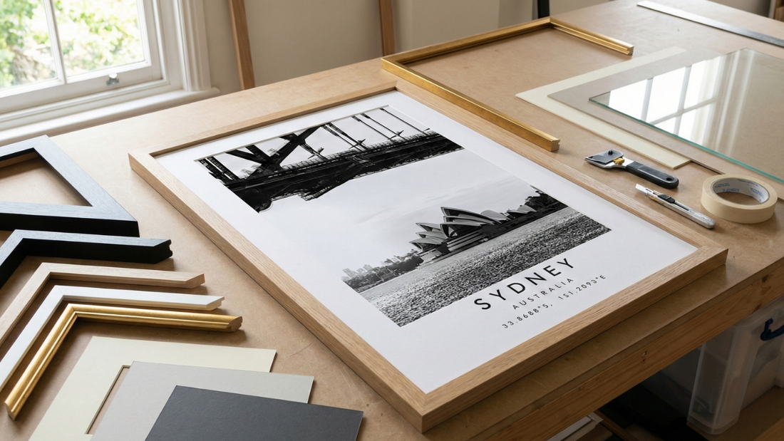 Comment encadrer parfaitement une affiche : Le choix du matériau, du passe-partout et de la couleur