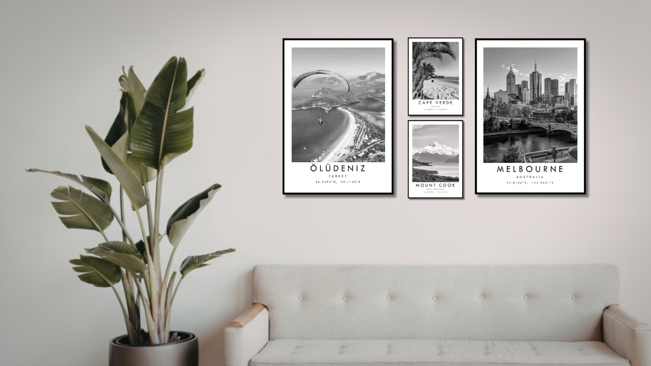 Créer un 'mur de voyage' : Le guide étape par étape pour votre galerie de posters muraux